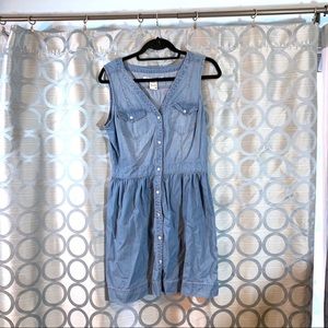 American Rag Denim Shirt Dress Medium EUC